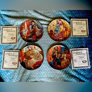 Vintage porcelain plates